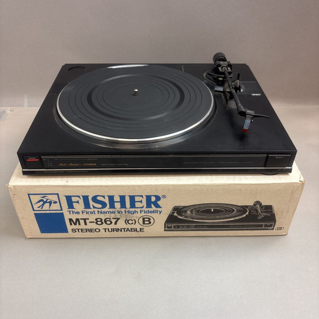 Fisher MT-867 Stereo Turntable (13x17)