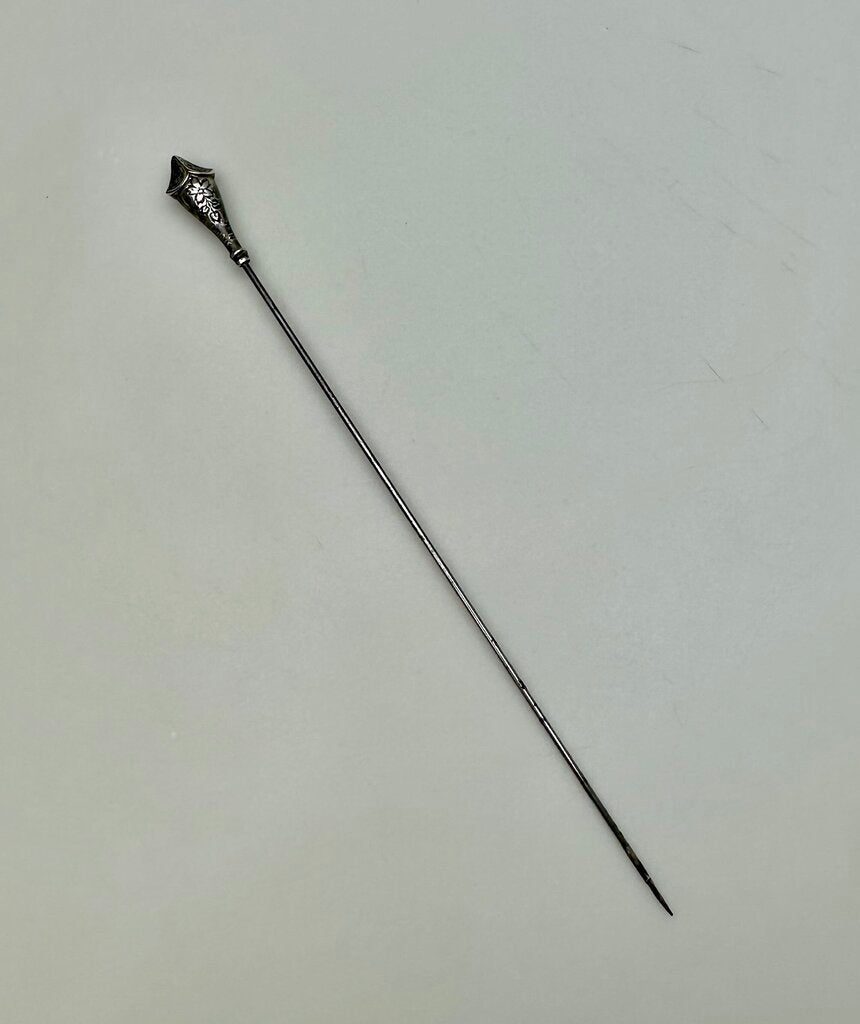 Antique Victorian Sterling Hat Stick Pin (7
