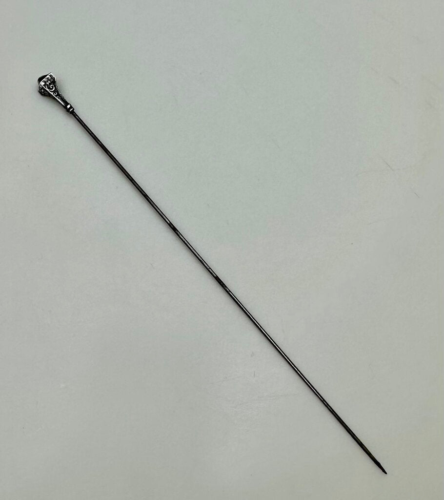 Antique Victorian Sterling Hat Stick Pin (6.5