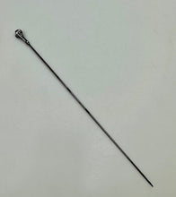 Load image into Gallery viewer, Antique Victorian Sterling Hat Stick Pin (6.5")
