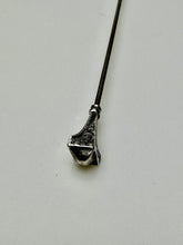 Load image into Gallery viewer, Antique Victorian Sterling Hat Stick Pin (6.5&quot;)
