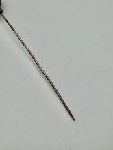 Load image into Gallery viewer, Antique Victorian Red Glass Bead Hat Stick Pin (4&quot;)
