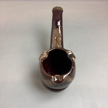 Load image into Gallery viewer, Vintage Napcoware Pipe Shaped Brown Drip Ceramic Ashtray (5x9)
