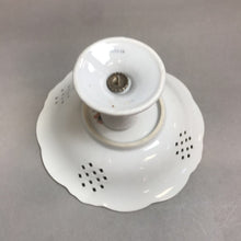 Load image into Gallery viewer, Vintage Lefton PedestalmPlate Flowers Lace Edge (4x8)
