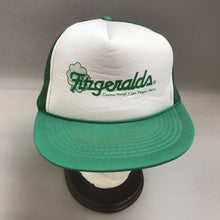 Load image into Gallery viewer, Vintage 1980s Trucker Hat Fitzgeralds Reno Hotel Casino Mesh Snapback Cap Rope Brim
