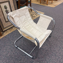 Load image into Gallery viewer, Chrome Frame / Fabric Chair (27x25x23)
