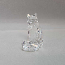 Load image into Gallery viewer, Swarovski Crystal Figurine - Sitting Cat #7634 (1.75&quot;)

