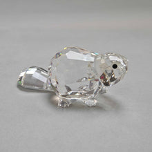 Load image into Gallery viewer, Swarovski Crystal Figurine - Sitting Beaver (1.25x3x1.5)
