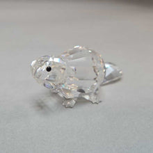 Load image into Gallery viewer, Swarovski Crystal Figurine - Sitting Beaver (1.25x3x1.5)
