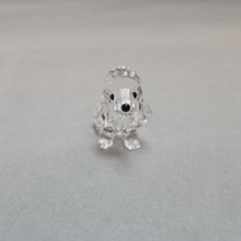Load image into Gallery viewer, Swarovski Crystal Figurine - Sitting Beagle #7619 (1.125x1.5x1.75)
