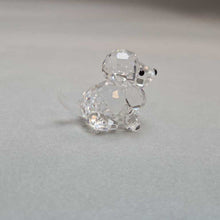 Load image into Gallery viewer, Swarovski Crystal Figurine - Sitting Beagle #7619 (1.125x1.5x1.75)
