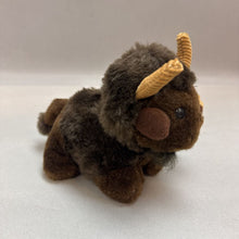 Load image into Gallery viewer, Dakin Stuffed Plush Mini Buffalo 1983 (5&quot; Tall)
