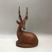 Load image into Gallery viewer, Carved Wooden Antelope (8x5x2)
