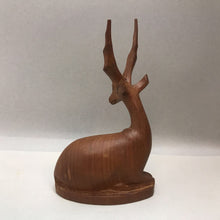 Load image into Gallery viewer, Carved Wooden Antelope (8x5x2)
