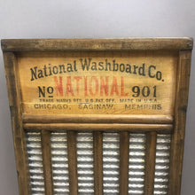 Load image into Gallery viewer, National Washboard Co., Washboard #901 w/ Painted Strawberry Scene (24x12.5x1)
