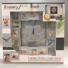 Load image into Gallery viewer, NIB Family Photo Wall Clock (14x14)
