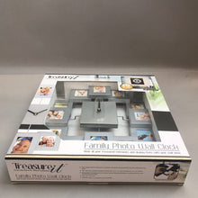 Load image into Gallery viewer, NIB Family Photo Wall Clock (14x14)
