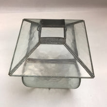 Load image into Gallery viewer, Metal &amp; Glass Hanging Patio/Outdoor Lantern (10&quot;)
