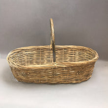 Load image into Gallery viewer, Vintage Oval Handled Gathering Basket (7x21x10)
