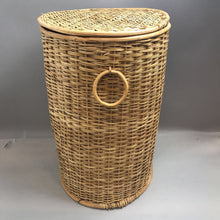 Load image into Gallery viewer, Tall Wicker Laundry Basket (22x14)
