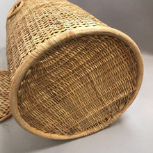 Load image into Gallery viewer, Tall Wicker Laundry Basket (22x14)
