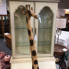 Load image into Gallery viewer, Wood Carved Giraffe Statue (70&quot;)
