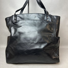 Load image into Gallery viewer, Vintage Relic Black Faux Leather Shoulder Bag Purse (12x14x5&quot;)
