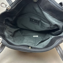 Load image into Gallery viewer, Vintage Relic Black Faux Leather Shoulder Bag Purse (12x14x5&quot;)
