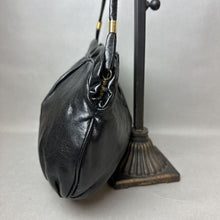 Load image into Gallery viewer, Vintage Black Faux Leather Crossbody Purse (9x12x2&quot;)

