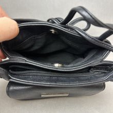 Load image into Gallery viewer, Vintage Black Leather Mini Bag Purse w/ Wallet (7x8x3&quot;
