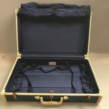 Load image into Gallery viewer, Vintage 1950s Samsonite Hard Shell Suitcase Blue Marble (13x21x8)
