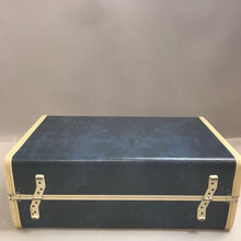 Load image into Gallery viewer, Vintage 1950s Samsonite Hard Shell Suitcase Blue Marble (13x21x8)
