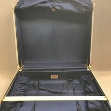 Load image into Gallery viewer, Vintage 1950s Samsonite Hard Shell Suitcase Blue Marble (18x21x8)(As Is)
