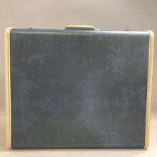 Load image into Gallery viewer, Vintage 1950s Samsonite Hard Shell Suitcase Blue Marble (18x21x8)(As Is)
