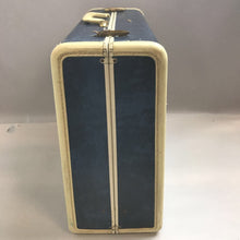 Load image into Gallery viewer, Vintage 1950s Samsonite Hard Shell Suitcase Blue Marble (18x21x8)(As Is)
