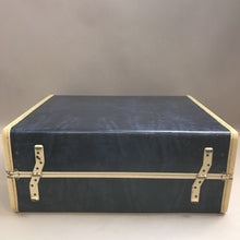Load image into Gallery viewer, Vintage 1950s Samsonite Hard Shell Suitcase Blue Marble (18x21x8)(As Is)
