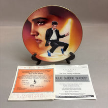 Load image into Gallery viewer, Delphi &quot;Elvis-Blue Suede Shoes&quot; Collectible Plate (8&quot;)
