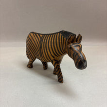 Load image into Gallery viewer, Hand Carved Wood Zebra (5x7)
