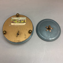 Load image into Gallery viewer, Vintage Round Powder Puff Music Box (4x6)
