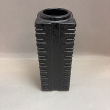 Load image into Gallery viewer, Royal Haeger Black Rectangular Vase Pottery (11&quot;)
