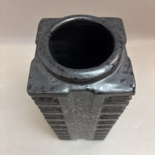 Load image into Gallery viewer, Royal Haeger Black Rectangular Vase Pottery (11&quot;)

