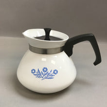 Load image into Gallery viewer, Vintage Corning Ware Blue Cornflower Kettle 6 Cup Tea Pot

