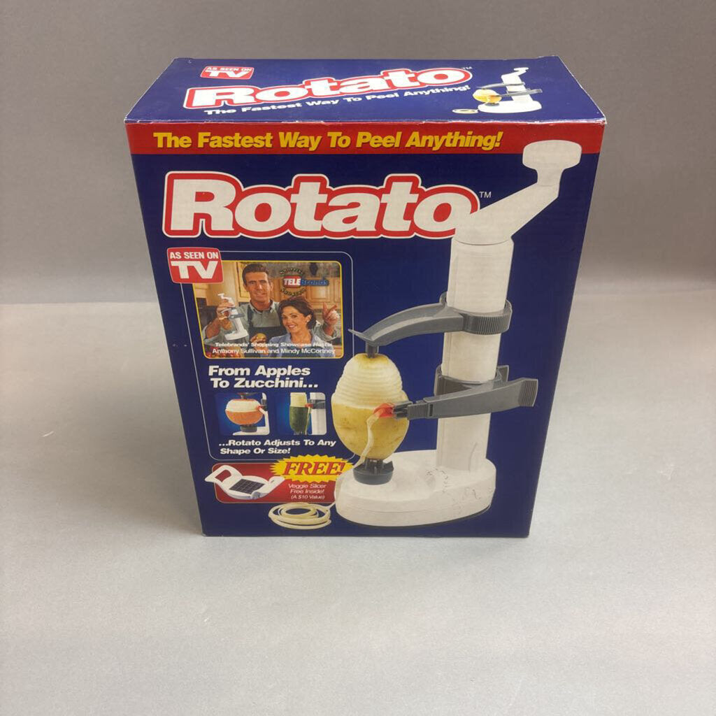 NIB As Seen On TV Adjustable Rotato Peeler (11
