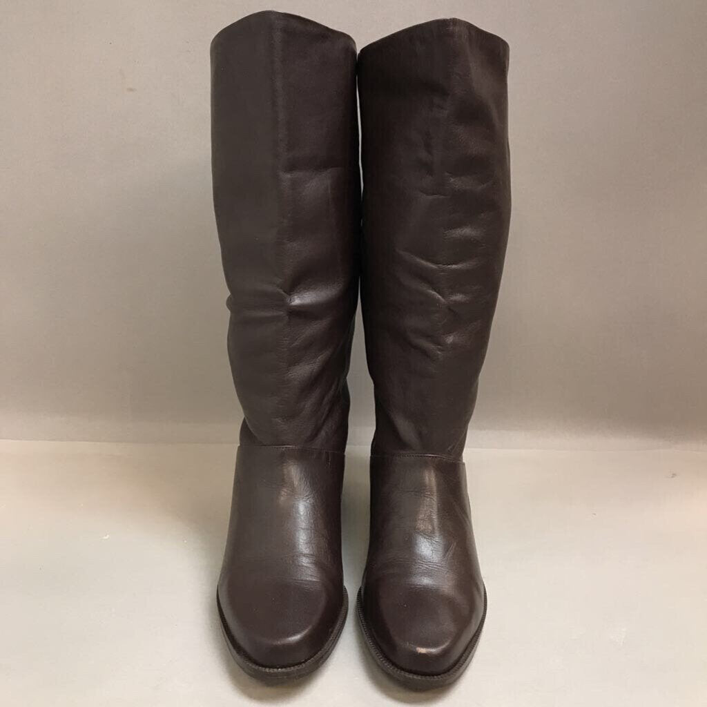 Mister Shoes Brown Leather Boots Size 8.5M