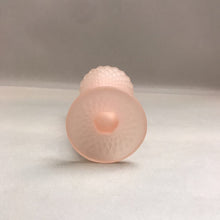 Load image into Gallery viewer, Indiana Glass Diamond Point Pink Glass Vase (8&quot;)
