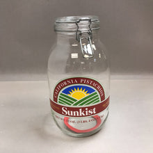 Load image into Gallery viewer, Arc Sunkist California Pistachios 3 Liter Glass Jar with Hinged Lid - France
