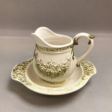 Load image into Gallery viewer, Vintage Lefton China Creamer Pitcher with Plate (5&quot;)
