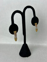 Load image into Gallery viewer, 10K Black Hills Gold Sterling 1&quot; Earrings (3.9g)
