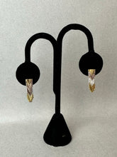 Load image into Gallery viewer, 10K Black Hills Gold Sterling 1&quot; Earrings (3.9g)
