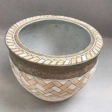 Load image into Gallery viewer, Large Stoneware Pottery Earthtone Decorative Planter (9x12)

